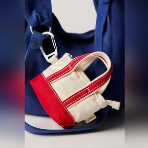 L.L.Bean Micro Boat And Tote Key Chain (Red)